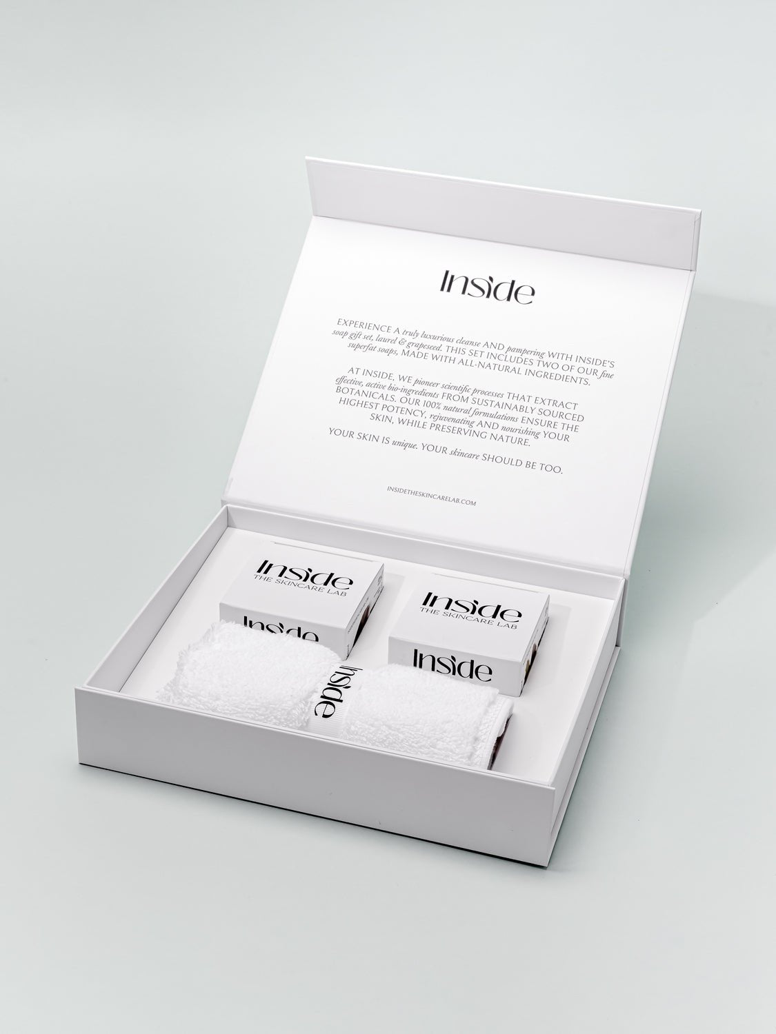Gift Set Laurel & Grapeseed Soaps - Inside Skincare