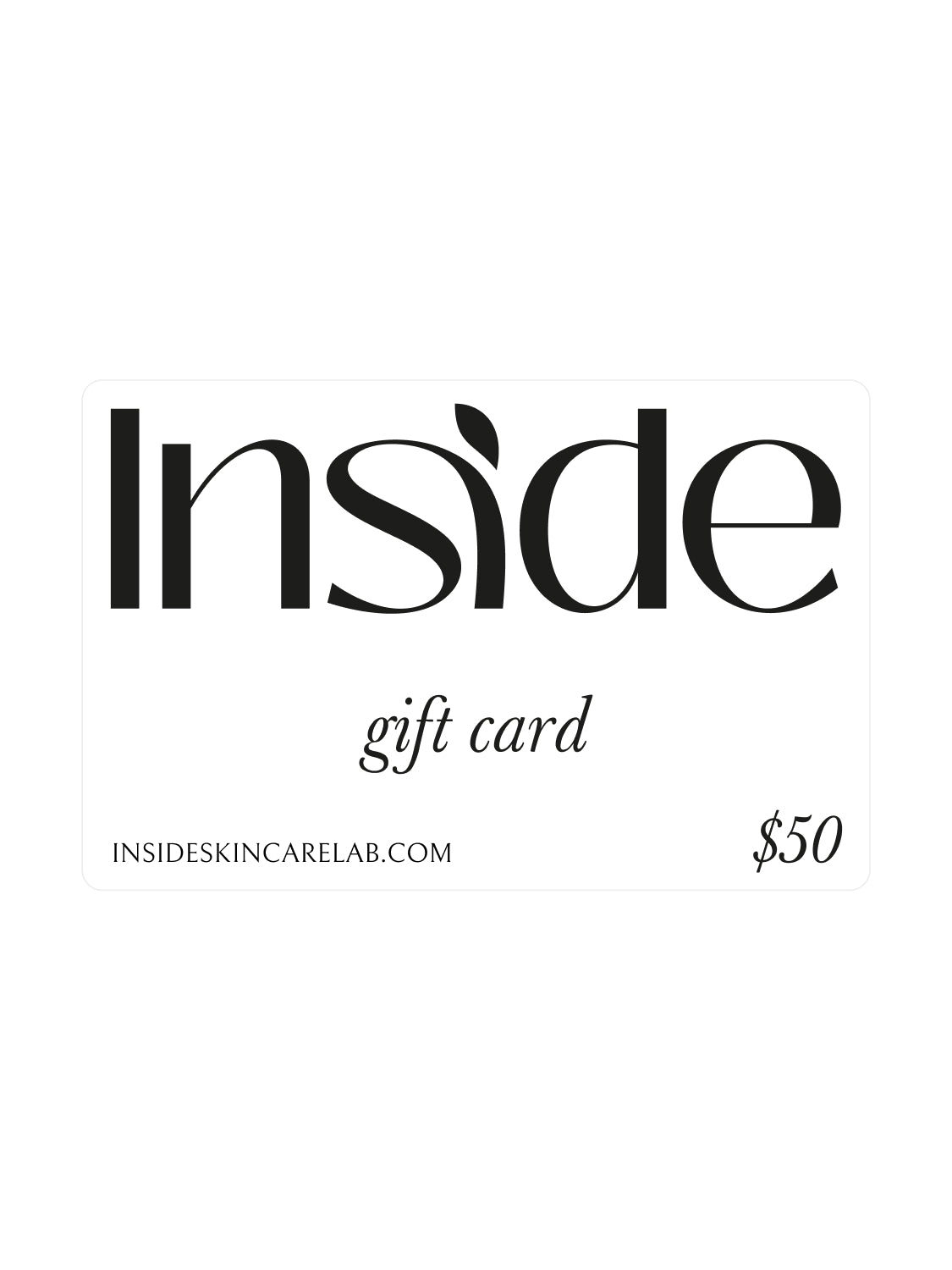 Gift Card - Inside Skincare